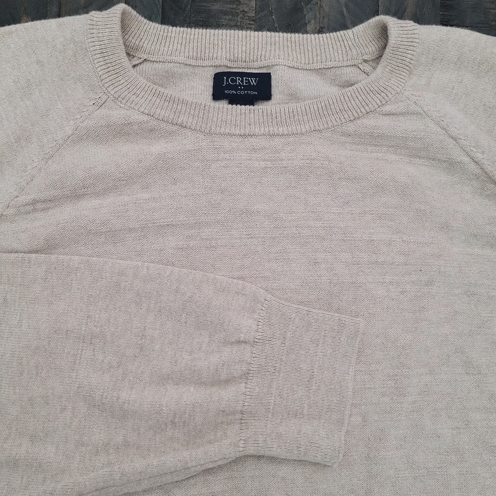 J. Crew Cotton Crewneck Sweater Mens Size XL